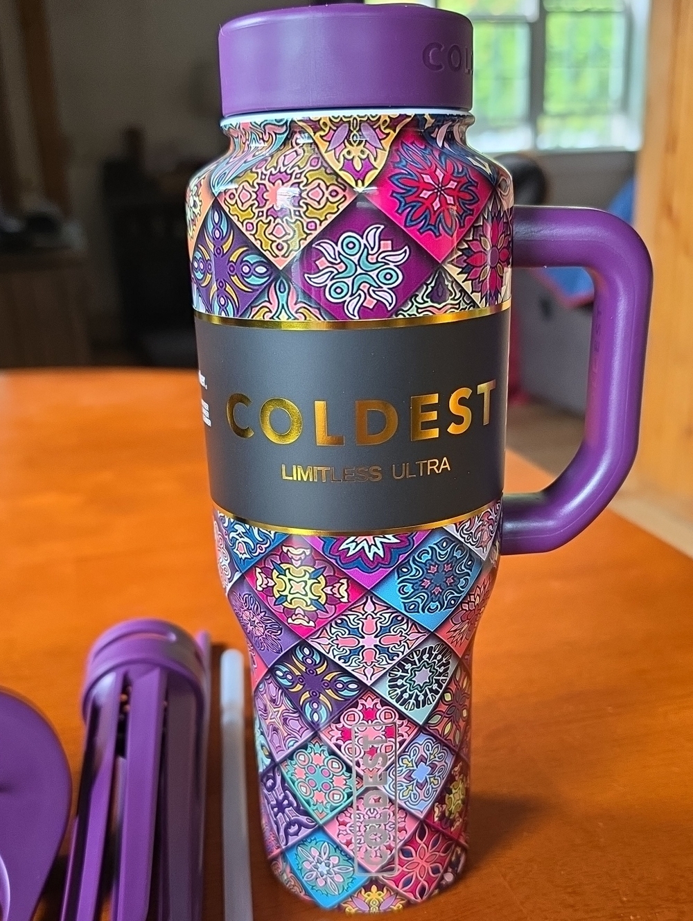 Coldest 36 oz Limitless Ultra Bottle - Mosaic Bloom